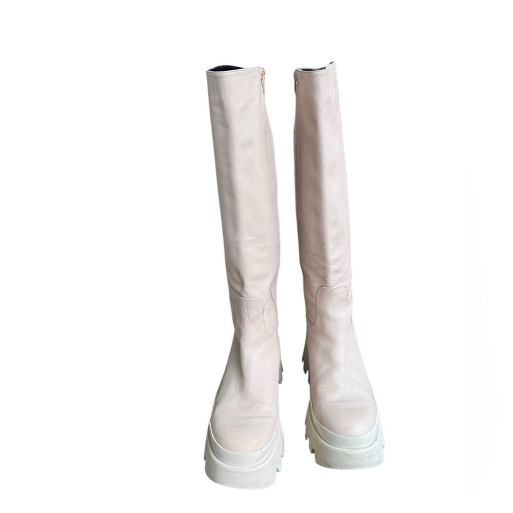Paloma Barceló Soft Leather Boots in cream 40 - Picture 3 of 12